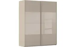 Goossens kledingkast finca combi glans mat glas bruin hoogwaardig meubelplaat - 8244384-{merk}-finca-combi-sts-bruin-schuifdeuren-02